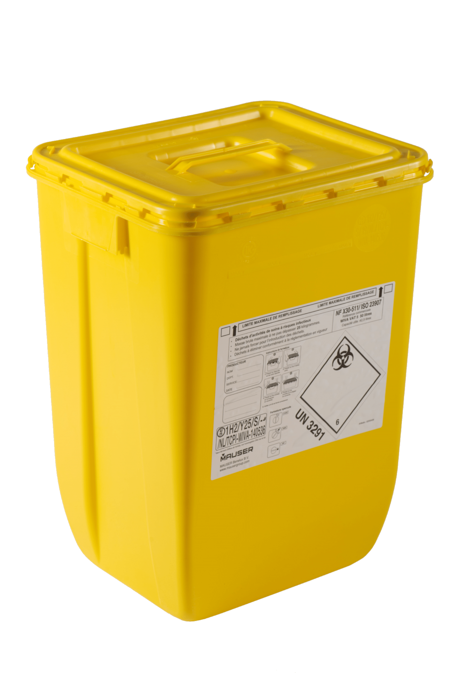 fut jaune 50l